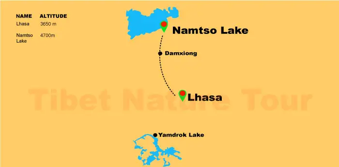 5 days Namtso Lake Tour